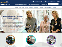 Tablet Screenshot of nieuwunicum.nl